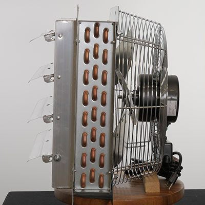 Hydronic Unit Heater for Outdoor Wood Boiler - Any Hot Water Source 3 Sp Fan 90k BTU