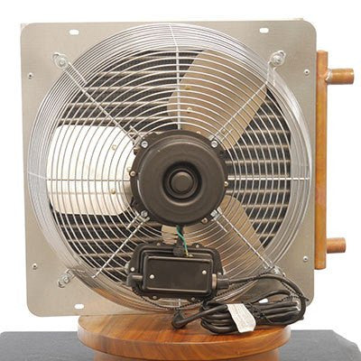 Hydronic Unit Heater for Outdoor Wood Boiler - Any Hot Water Source 3 Sp Fan 90k BTU