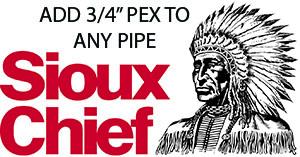 Add 3/4" Non-Barrier PEX to any pipe.