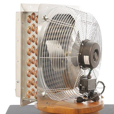 Hydronic Unit Heater for Outdoor Wood Boiler - Any Hot Water Source 3 Sp Fan 90k BTU